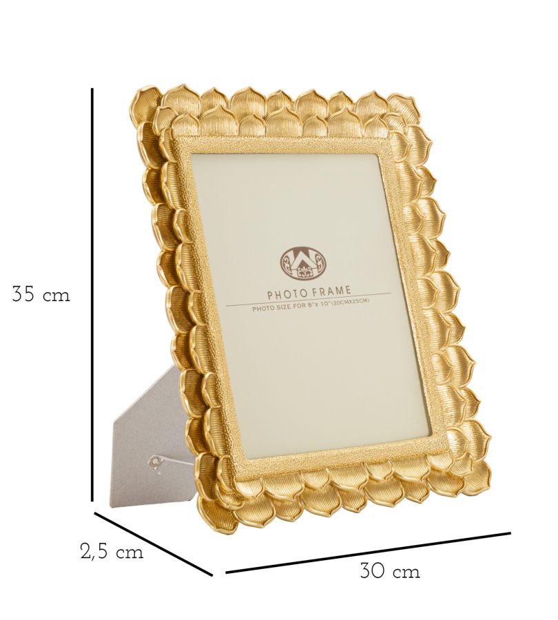 Suporte de Fotos Elegante GLAM – Dourado – 20x25 cm