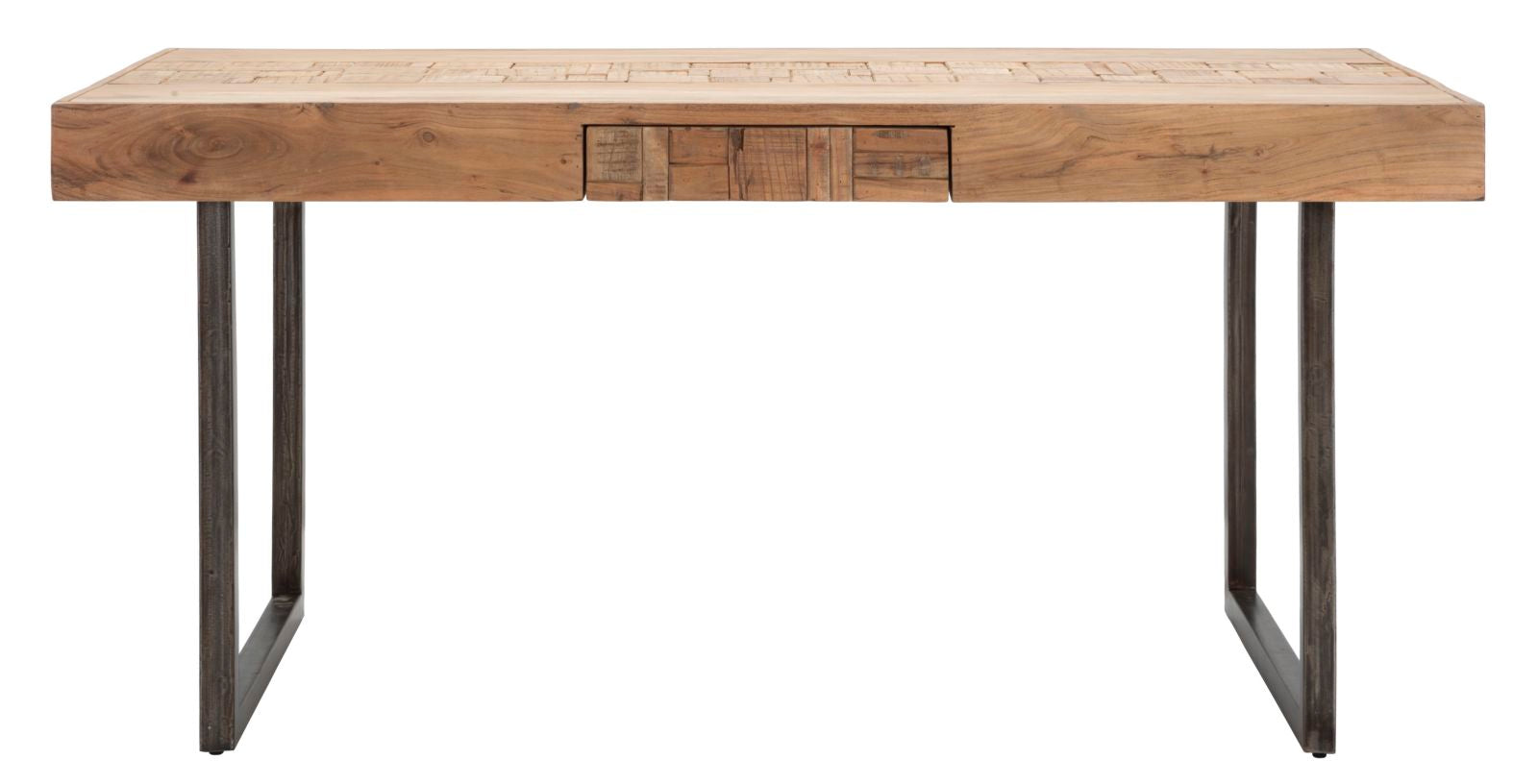 Mesa de Jantar Extensível INDUSTRIAL – Castanha e Preta