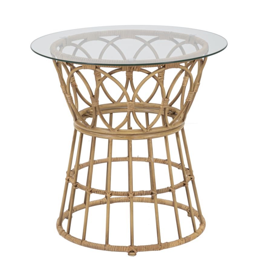 Mesa de Centro Redonda BOHO CHICH – Castanha