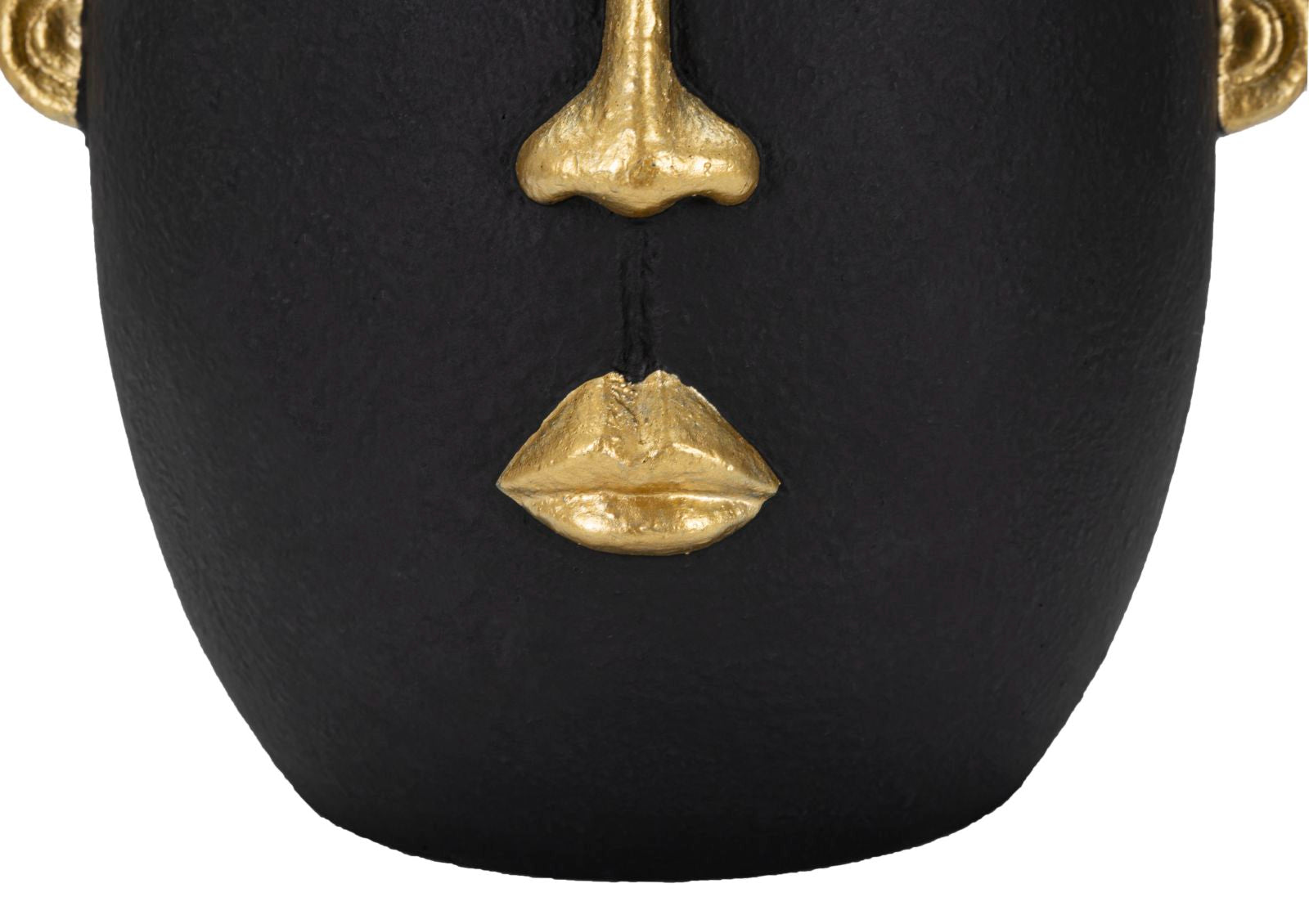 Vaso GLAM – Preto e Dourado