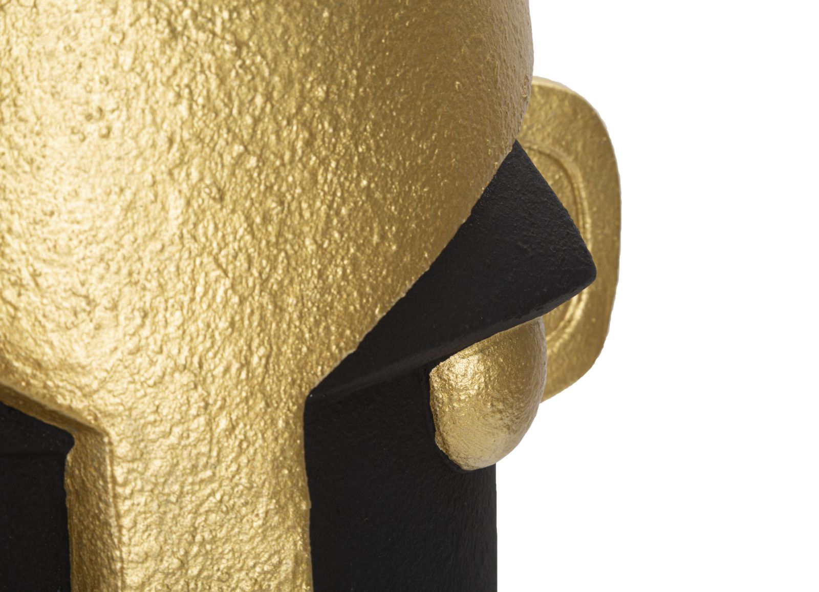 Vaso GLAM – Preto e Dourado