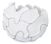 Cachepot Redondo BOHO CHICH – White Wash