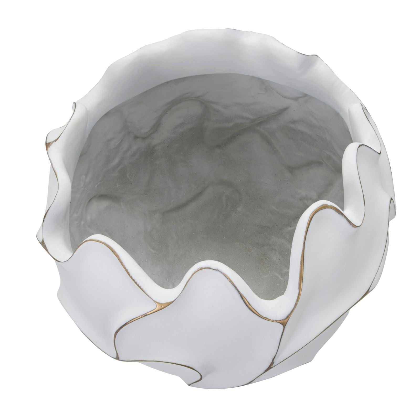 Cachepot Redondo BOHO CHICH – White Wash