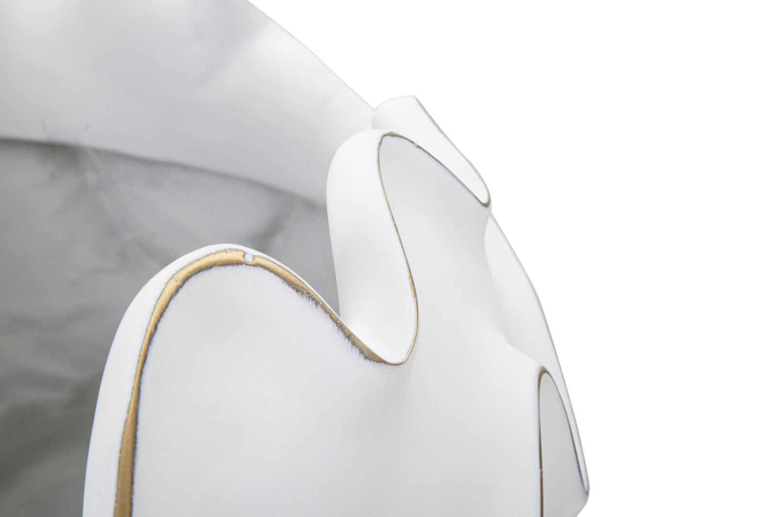 Cachepot Redondo BOHO CHICH – White Wash