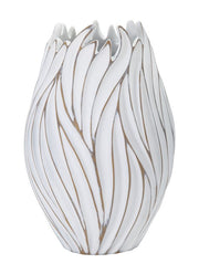 Vaso Oval BOHO CHICH – Branco Wash