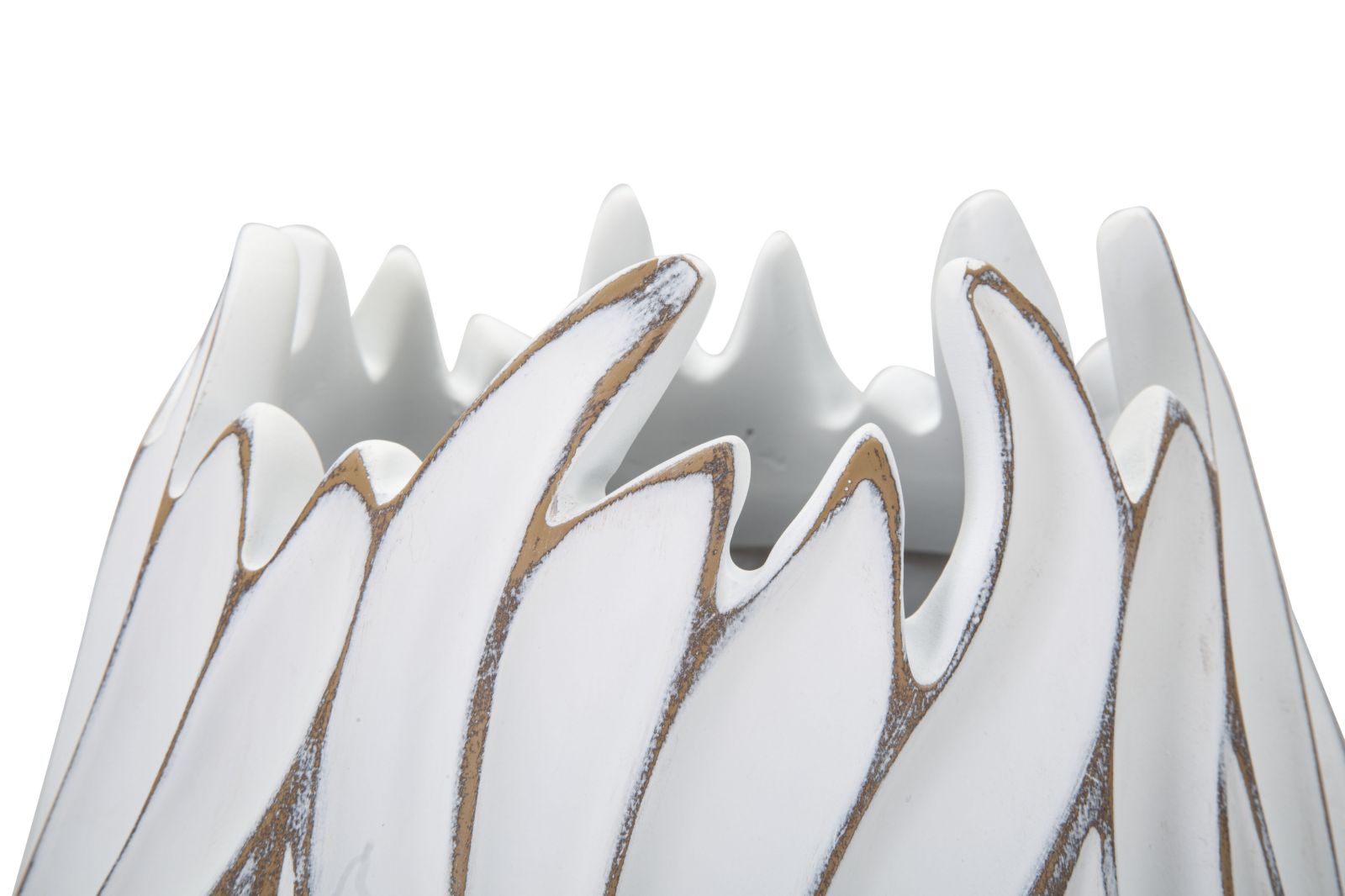 Vaso Oval BOHO CHICH – Branco Wash