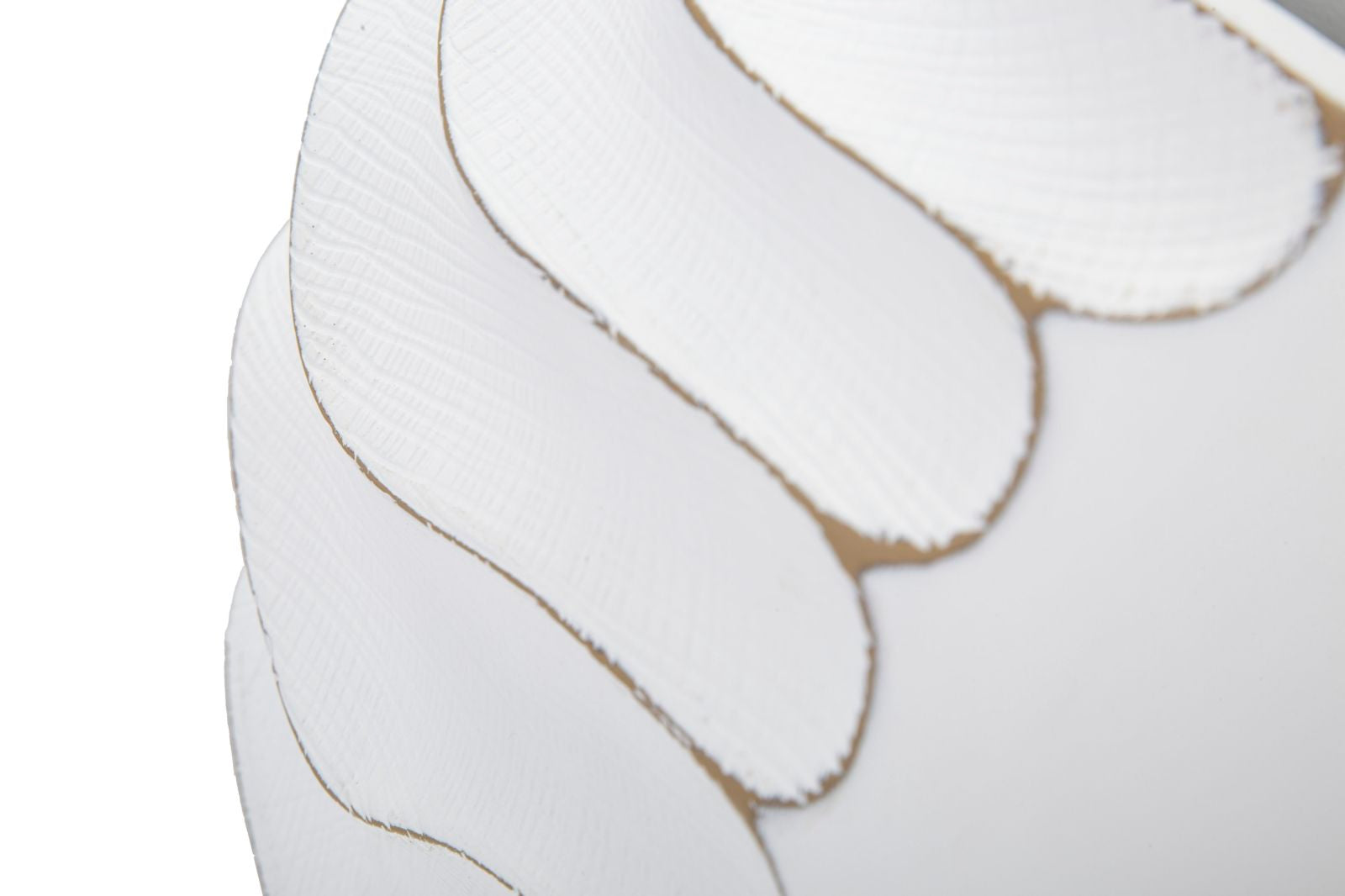 Cachepot Redondo BOHO CHICH – White Wash