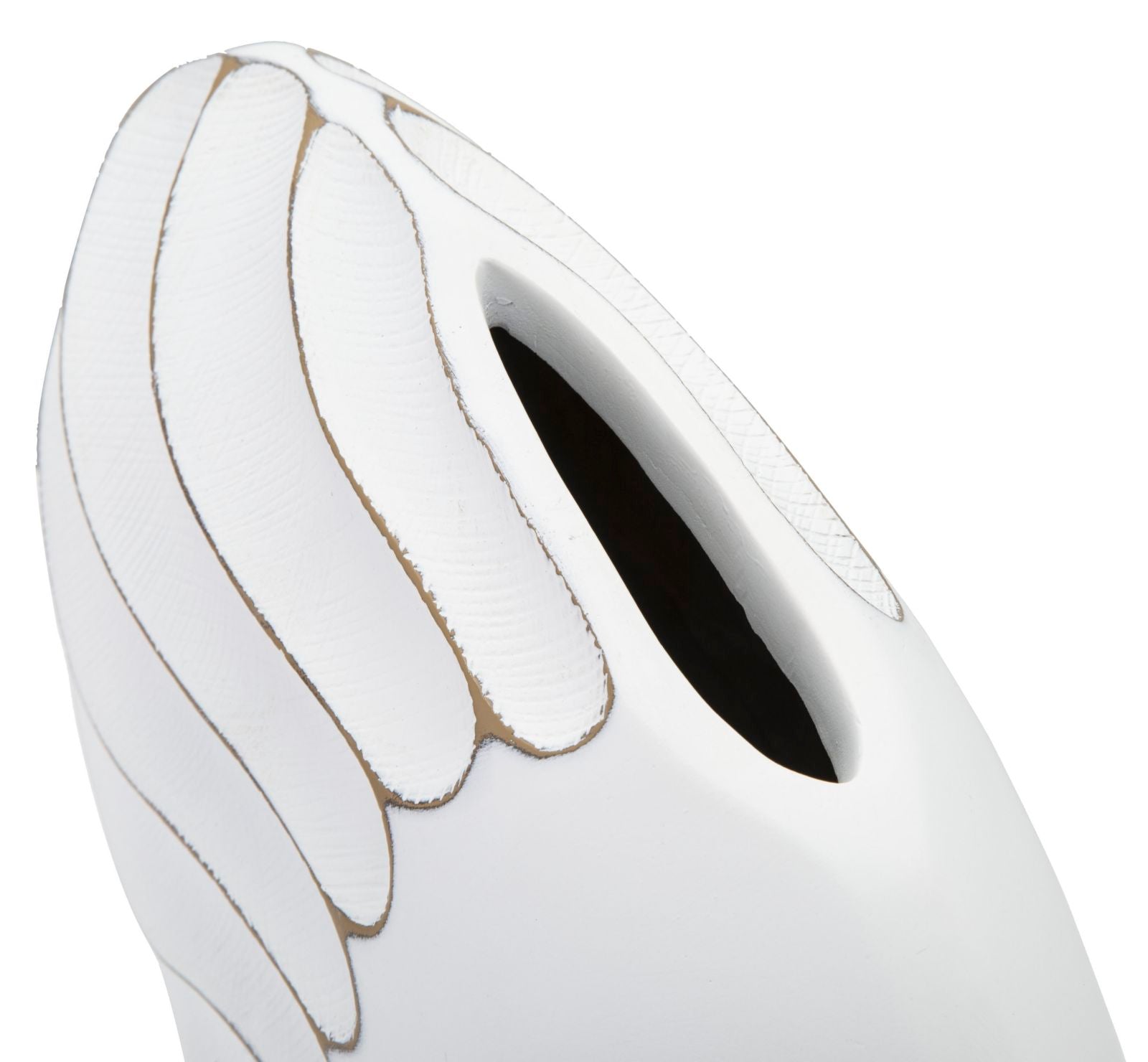 Cachepot Redondo BOHO CHICH – Branco Lavado