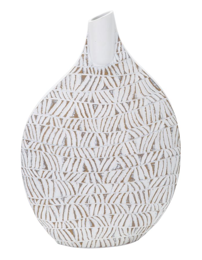 Vaso BOHO CHICH – Branco Lavado