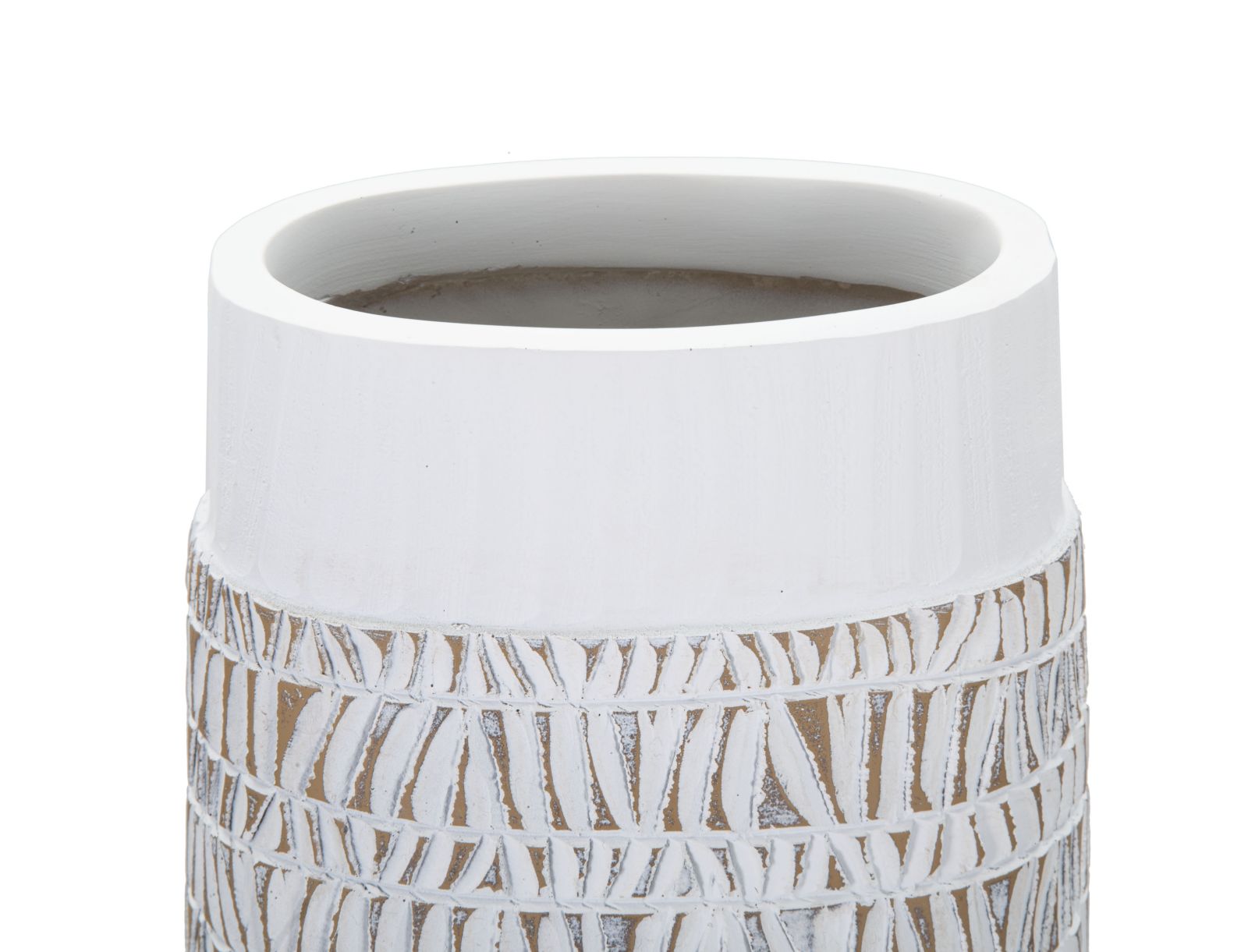 Vaso BOHO CHICH – Branco Lavado