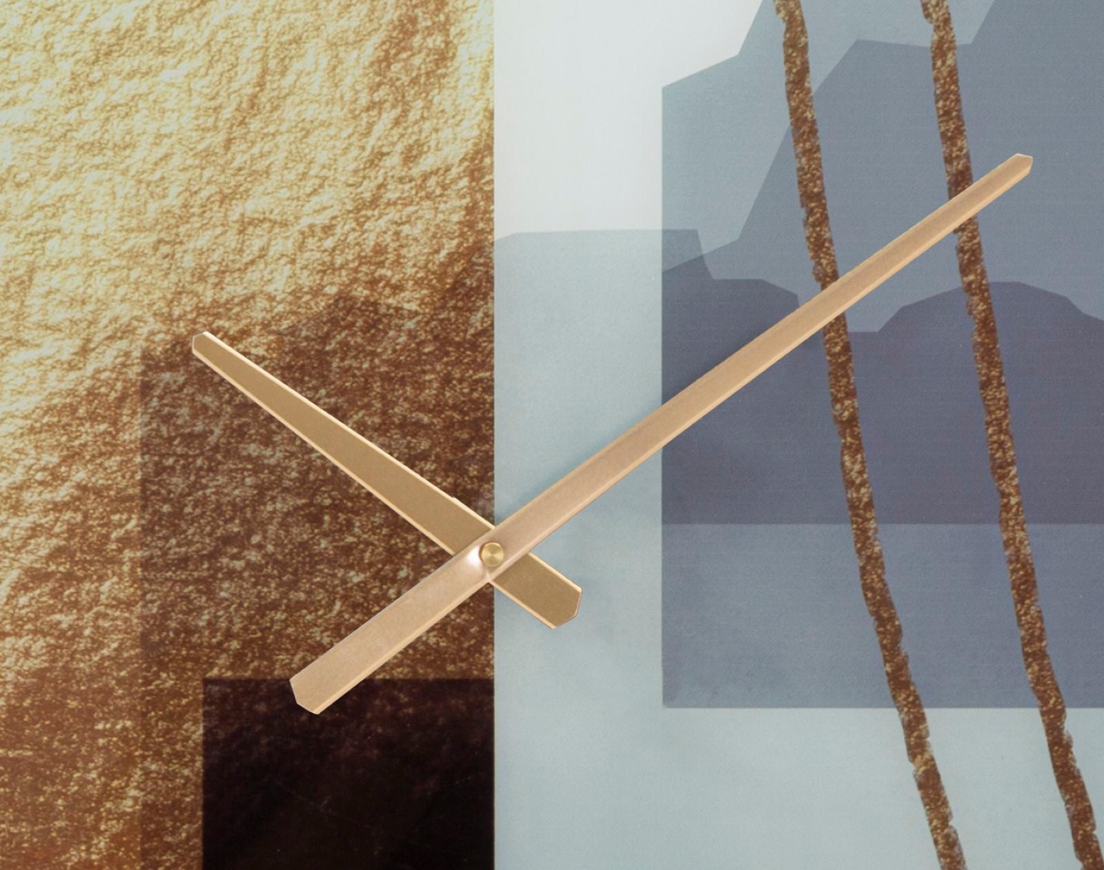 Relógio de Parede Redondo – Multicolor – vidro, MDF e metal