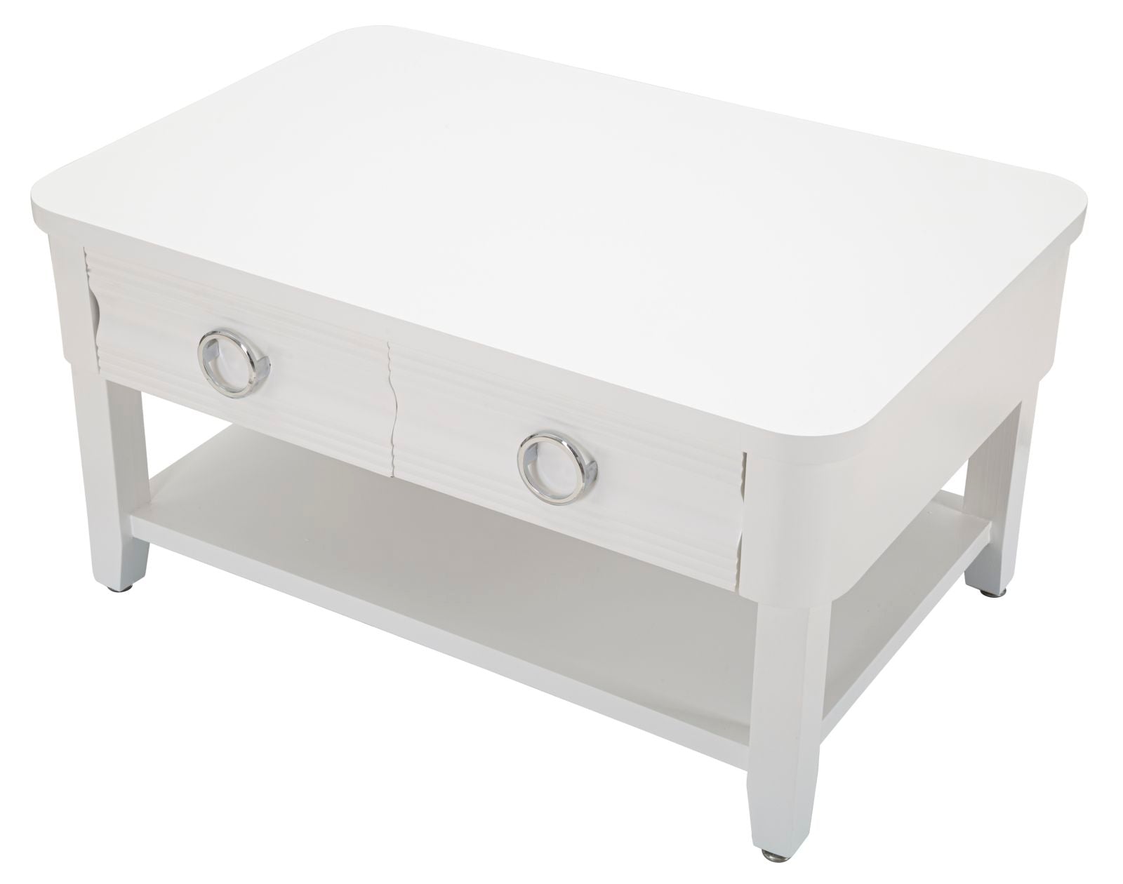 Mesa de Centro Retangular GLAM – Branco