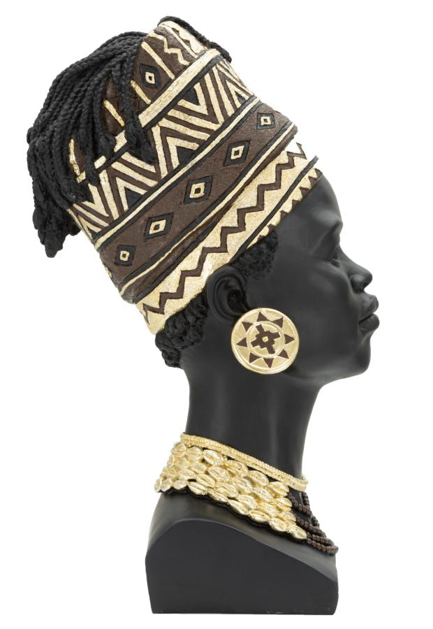Estátua BOHO CHICH – Preto e Cores Mistas