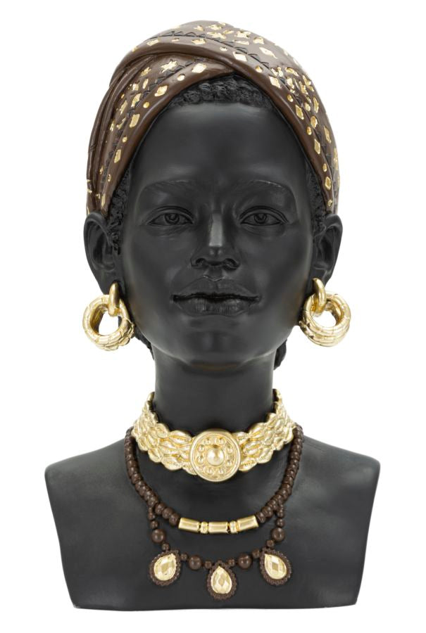 Estátua BOHO CHICH – Preto e Cores Mistas
