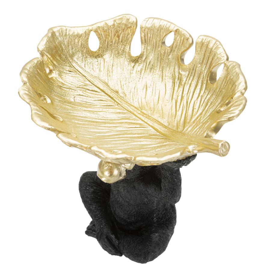 Figura Decorativa GLAM – Preto e Dourado