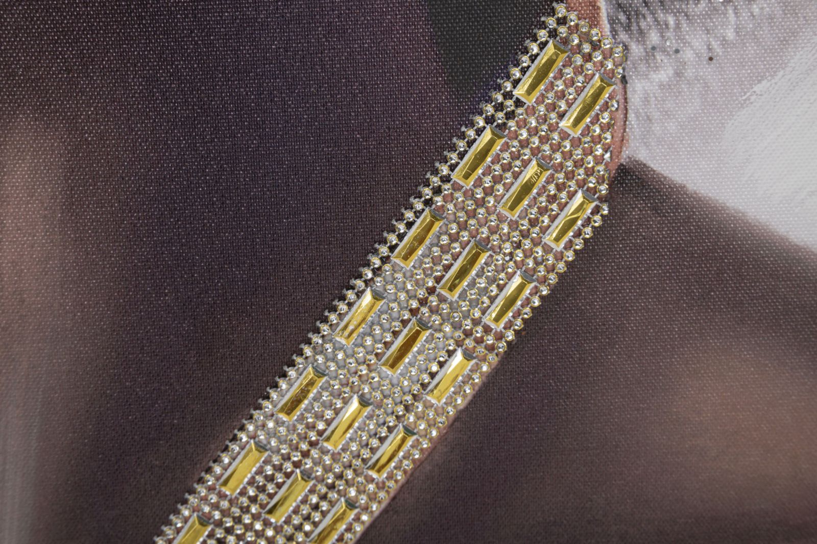 Pintura em Tela – Multicolor – Madeira – Tecido