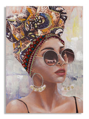 Quadro em Tela – Multicolor – Madeira de Pinho