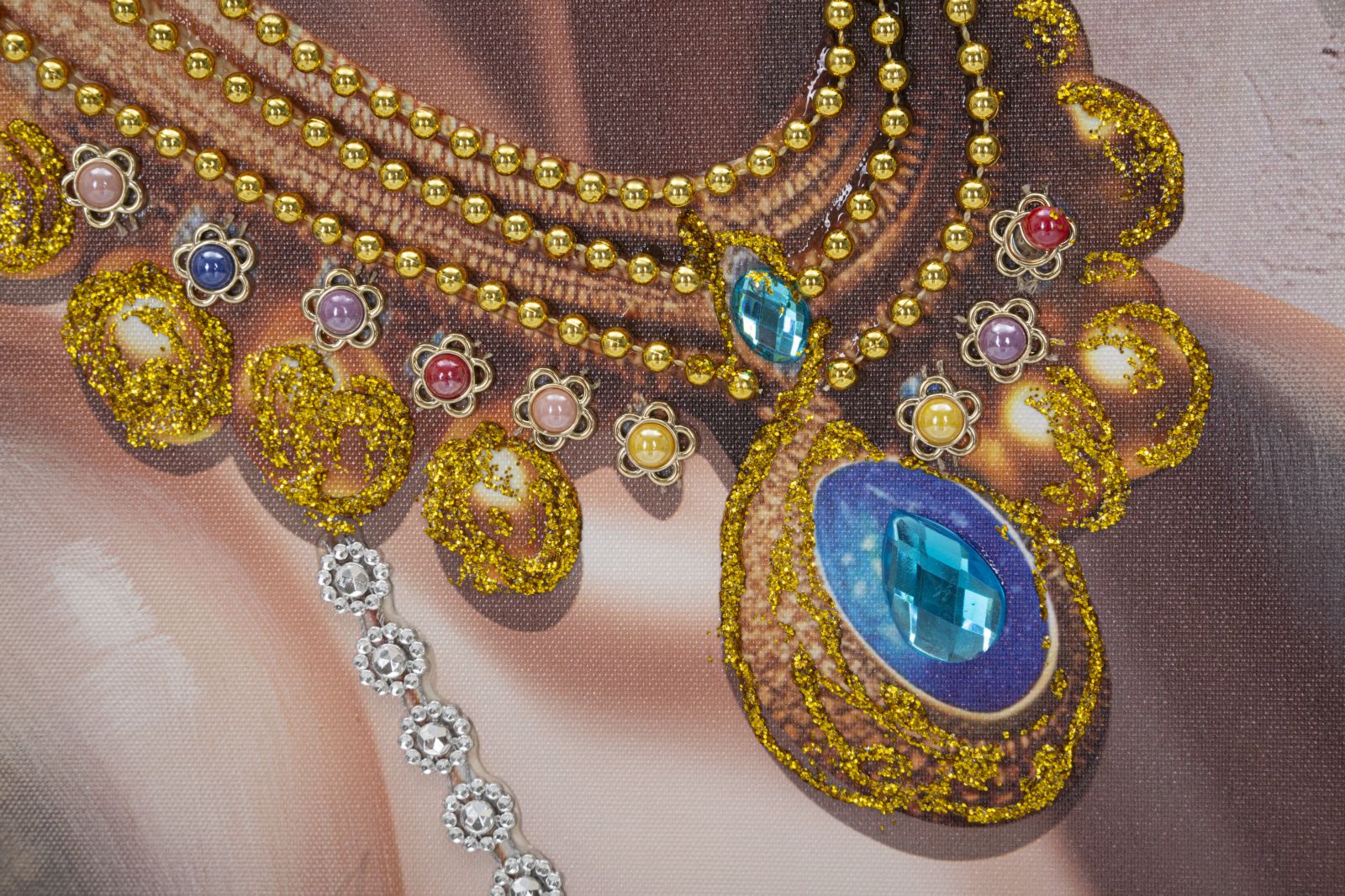 Quadro em Tela – Multicolor – Madeira