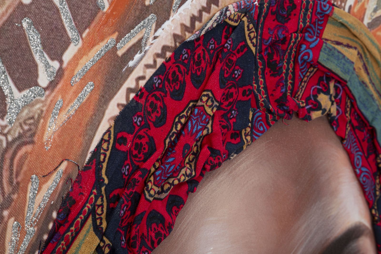 Quadro em Tela – Multicolor – Madeira