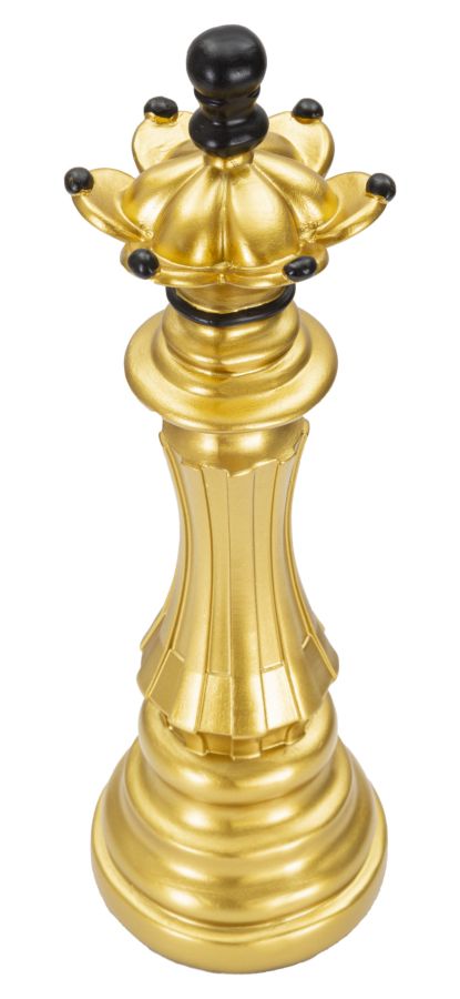 Peça Decorativa GLAM – Dourado e Preto