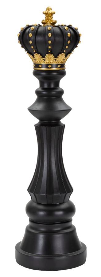 Rei de Xadrez GLAM – Preto e Dourado