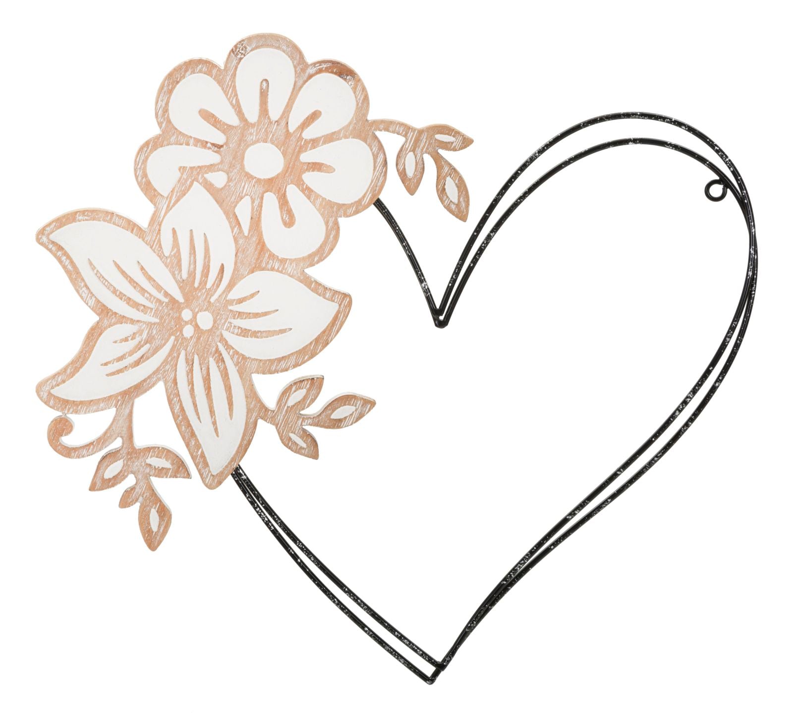 Painel Decorativo de Parede em Metal 3D BOHO CHICH – Castanho e Preto