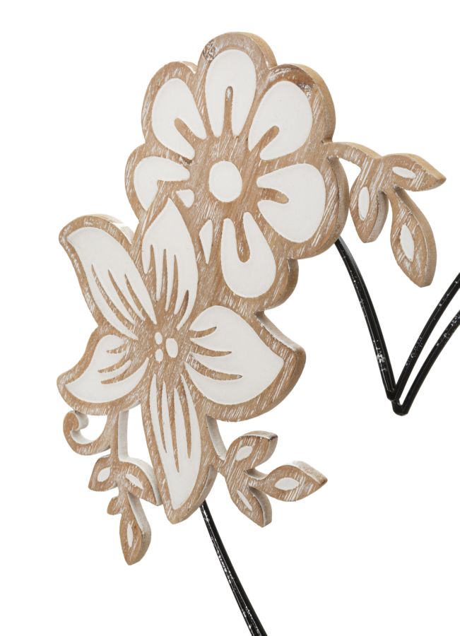 Painel Decorativo de Parede em Metal 3D BOHO CHICH – Castanho e Preto