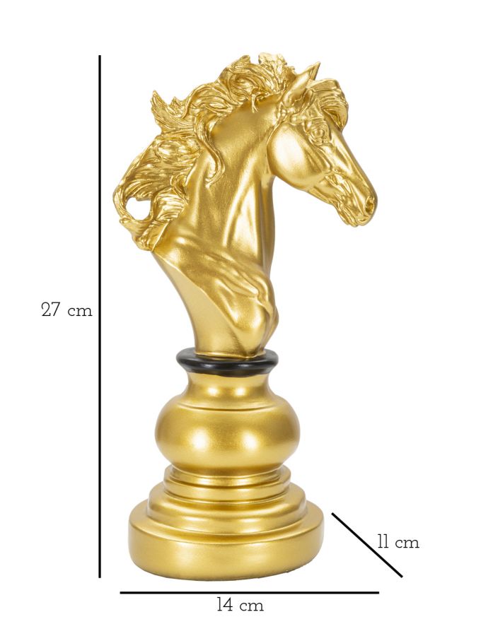 Estatueta GLAM – Dourado e Preto