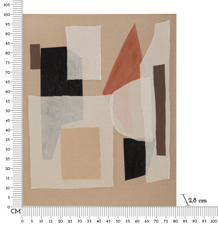 Pintura em Tela – Multicolor – Madeira de Pinho