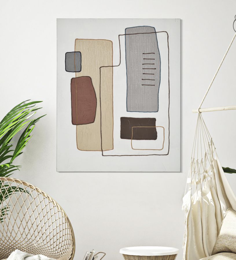 Pintura em Tela – Madeira de Pinho – Multicolor