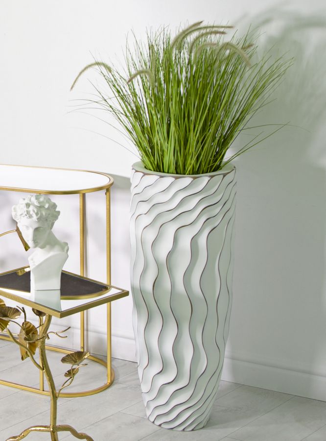 Vaso BOHO CHICH – Branco Lavado