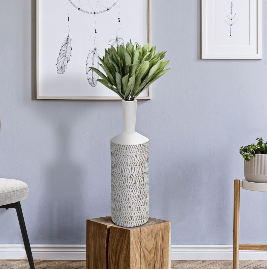 Vaso BOHO CHICH – WHITE WASH