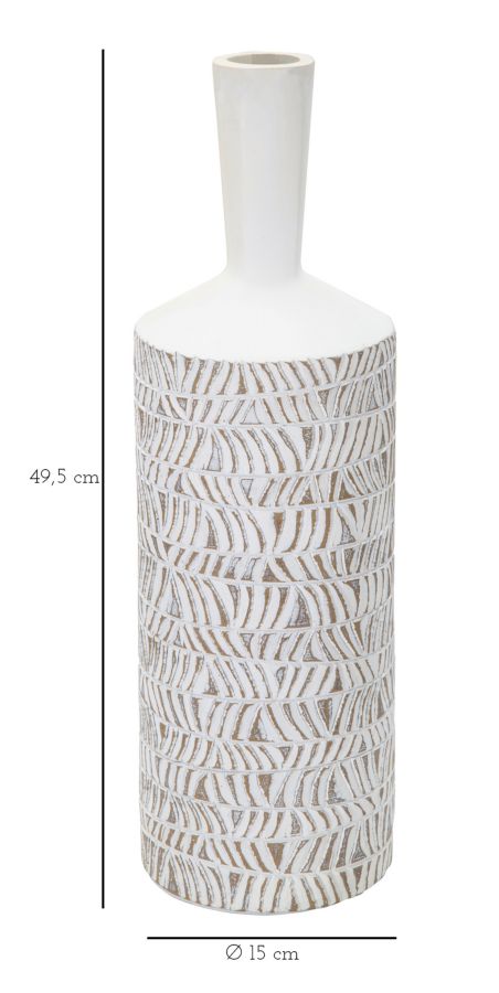 Vaso BOHO CHICH – WHITE WASH