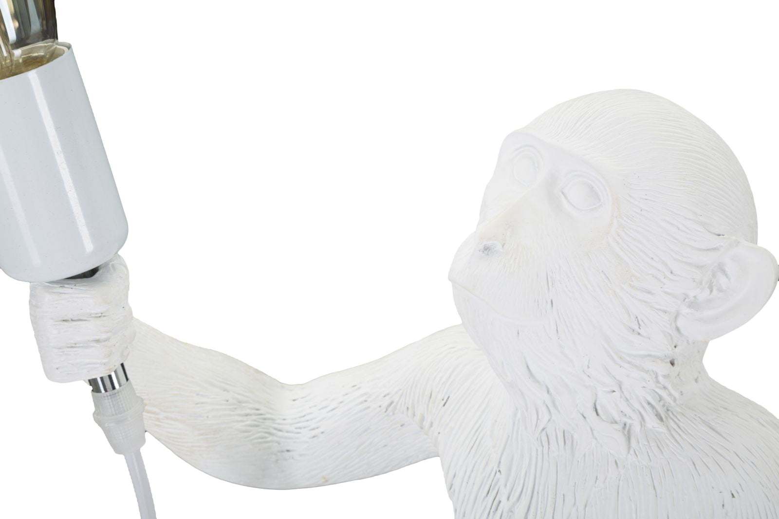 Lâmpada de Mesa em Resina GLAM – Branco