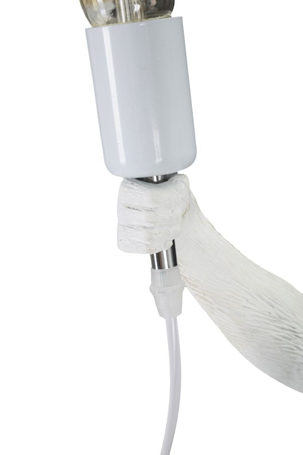 Lâmpada de Mesa em Resina GLAM – Branco