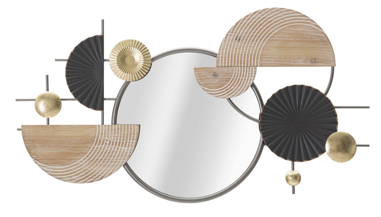 Espelho de parede redondo BOHO CHICH – Multicor