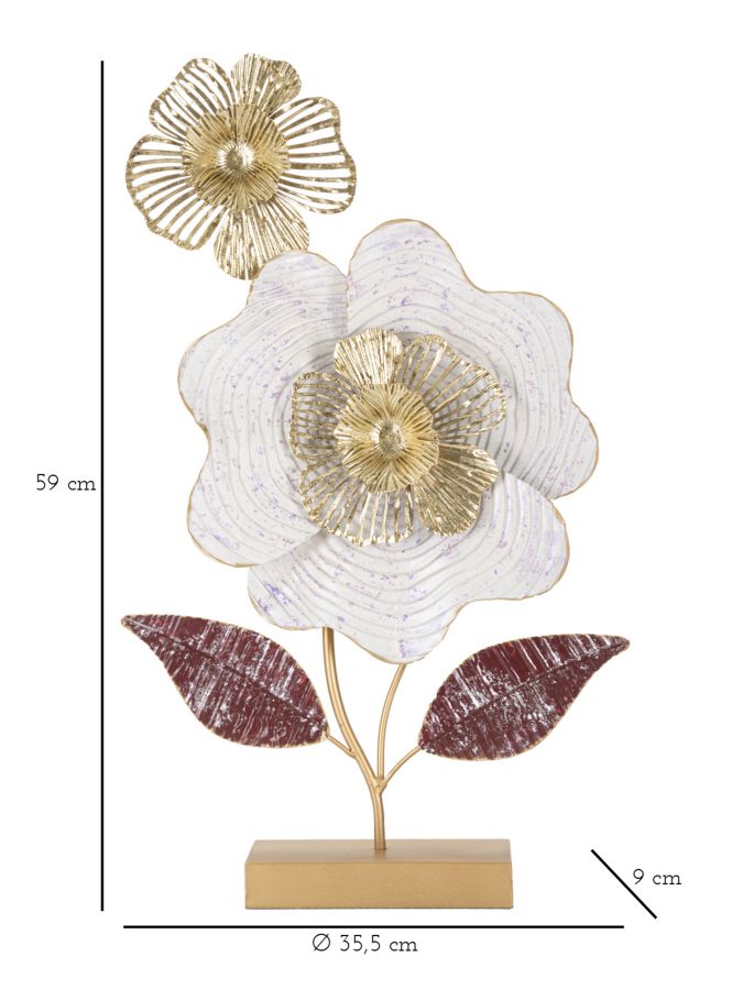 Escultura Floral GLAM – Multicolor