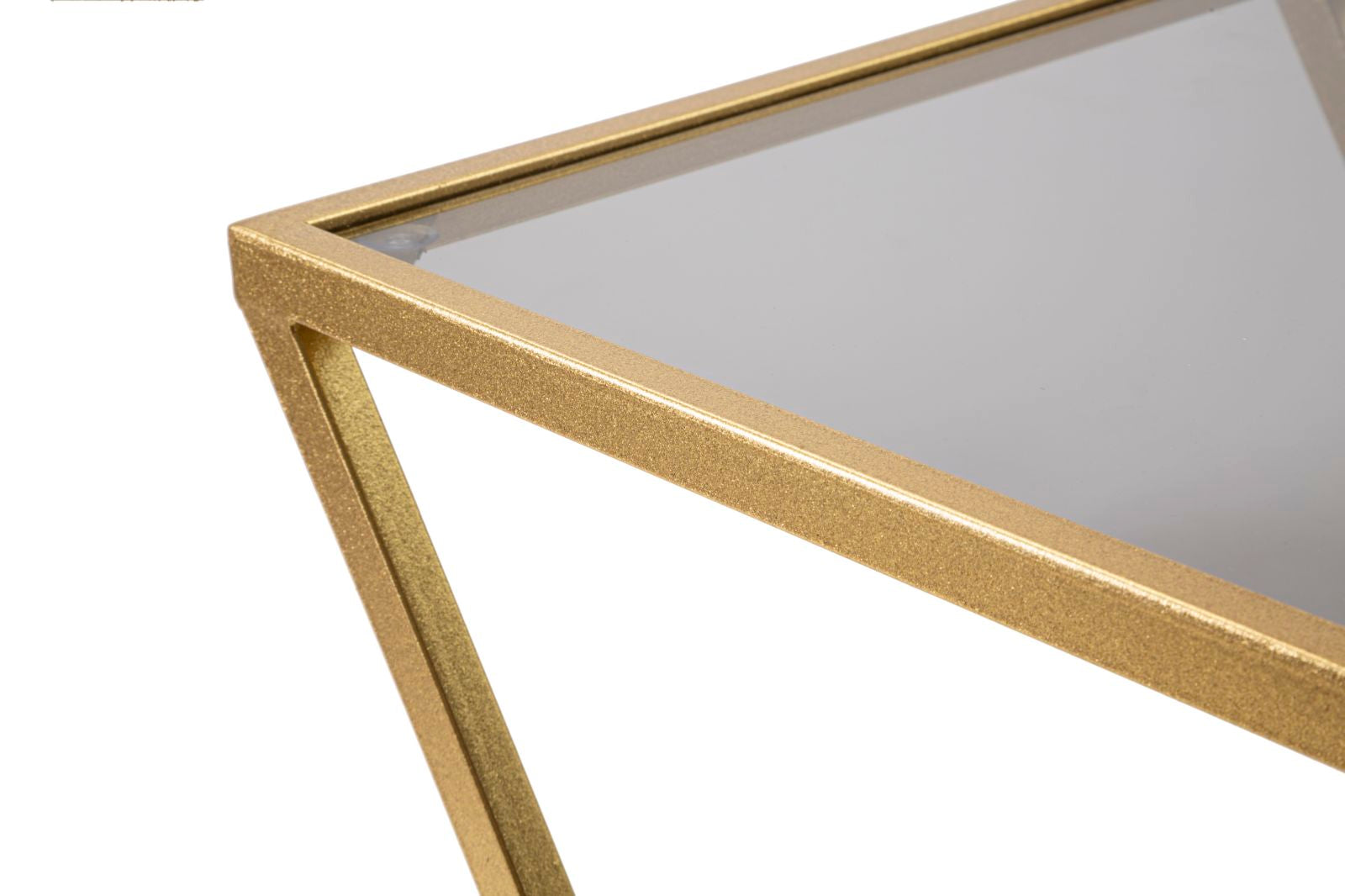 Par de Mesas de Centro GLAM – Dourado