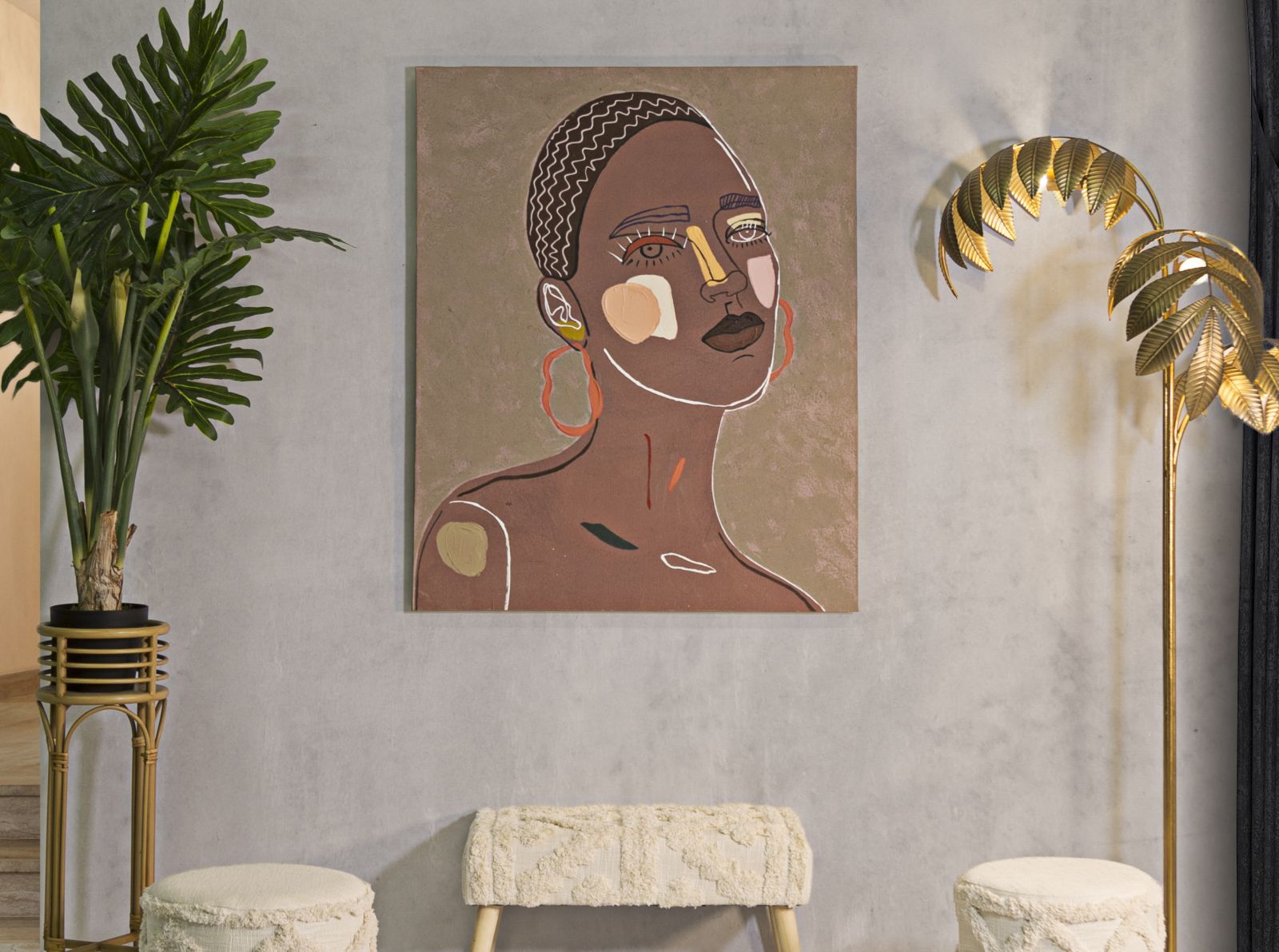 Quadro – Castanho – Madeira de pinho