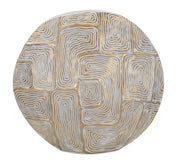 Vaso em Resina MODERN – Ouro, Branco