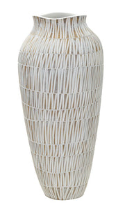 Vaso de Resina MODERN – Dourado, Branco