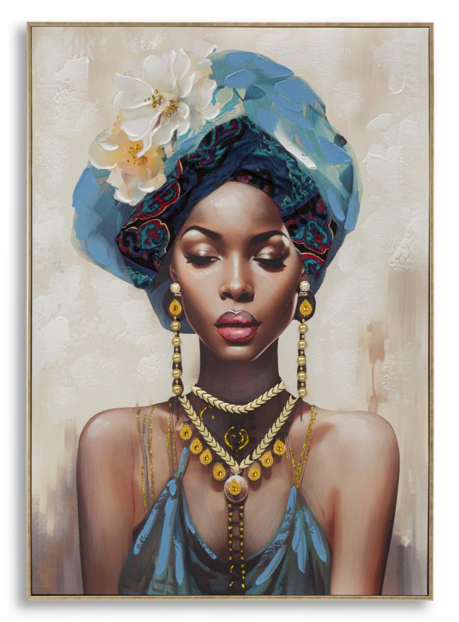 Pintura em Tela – multicolor – madeira