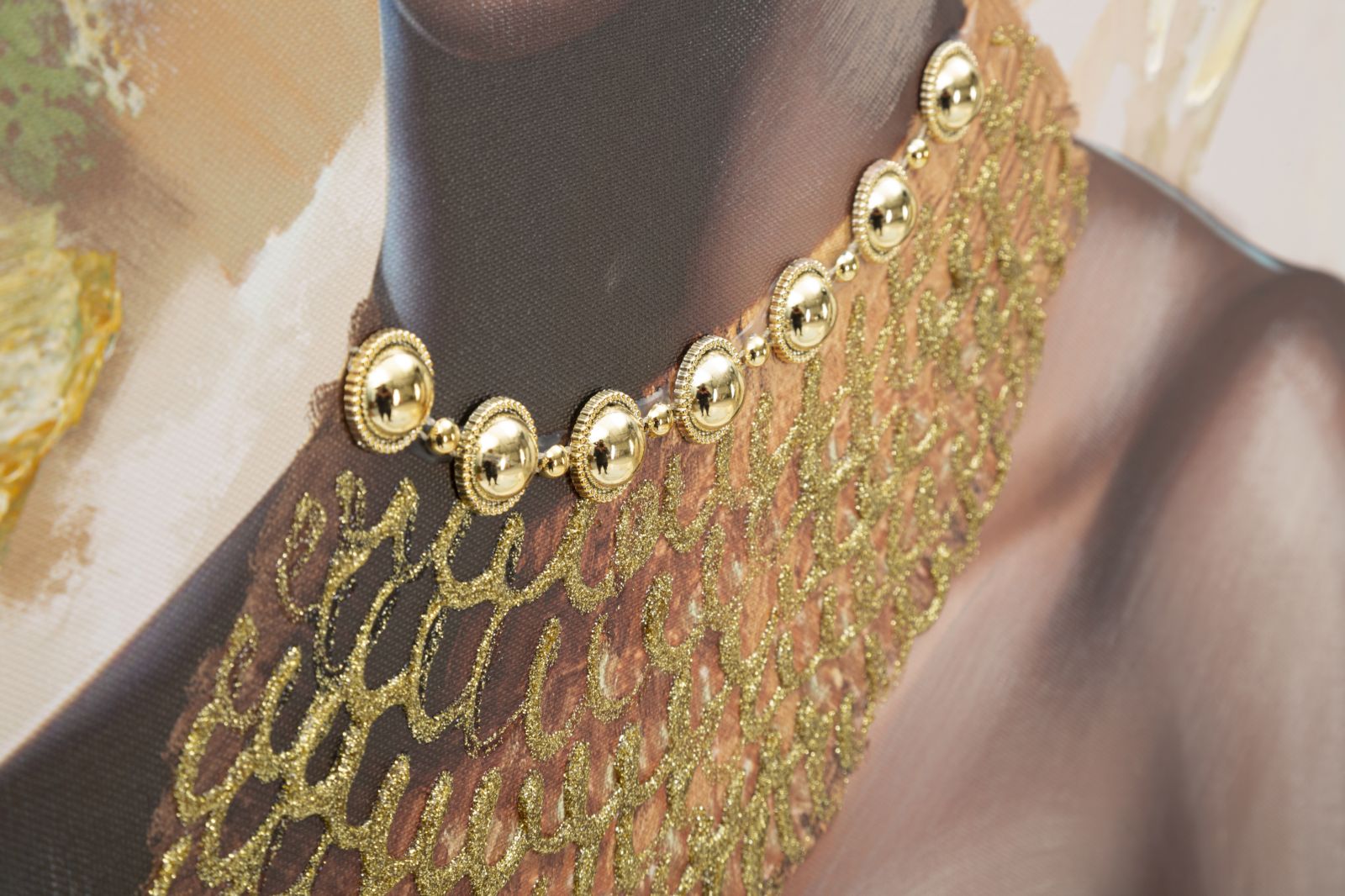 Pintura em Tela – Multicolor – madeira – metal