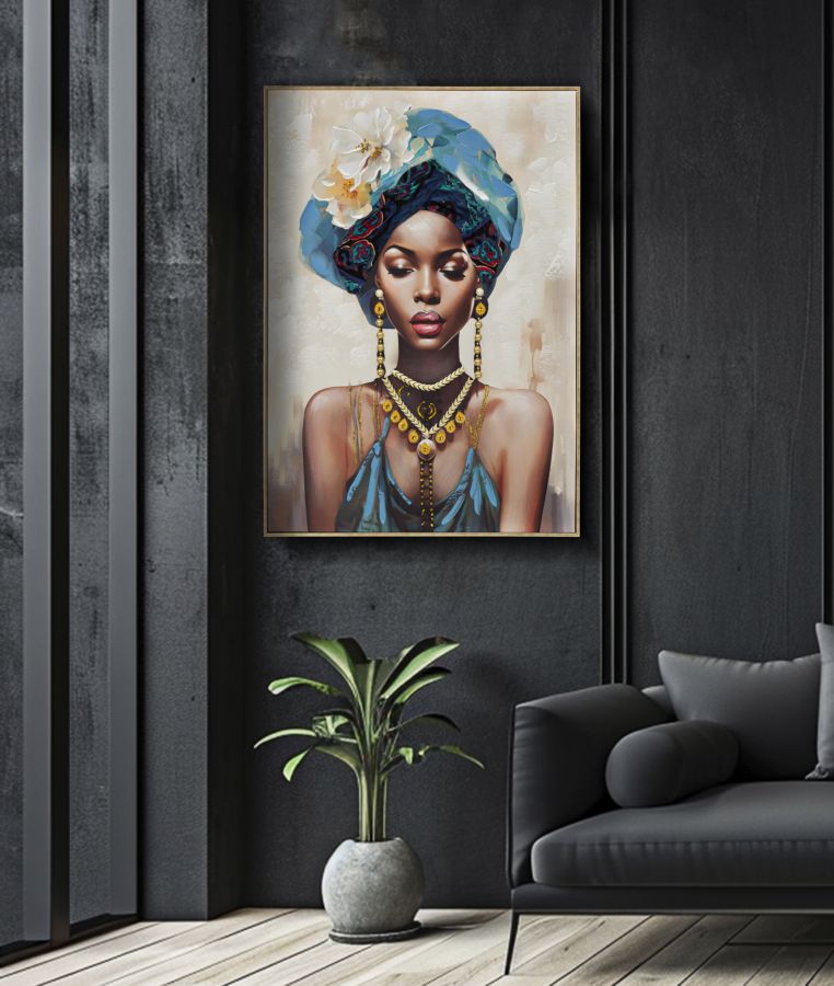 Pintura em Tela – multicolor – madeira