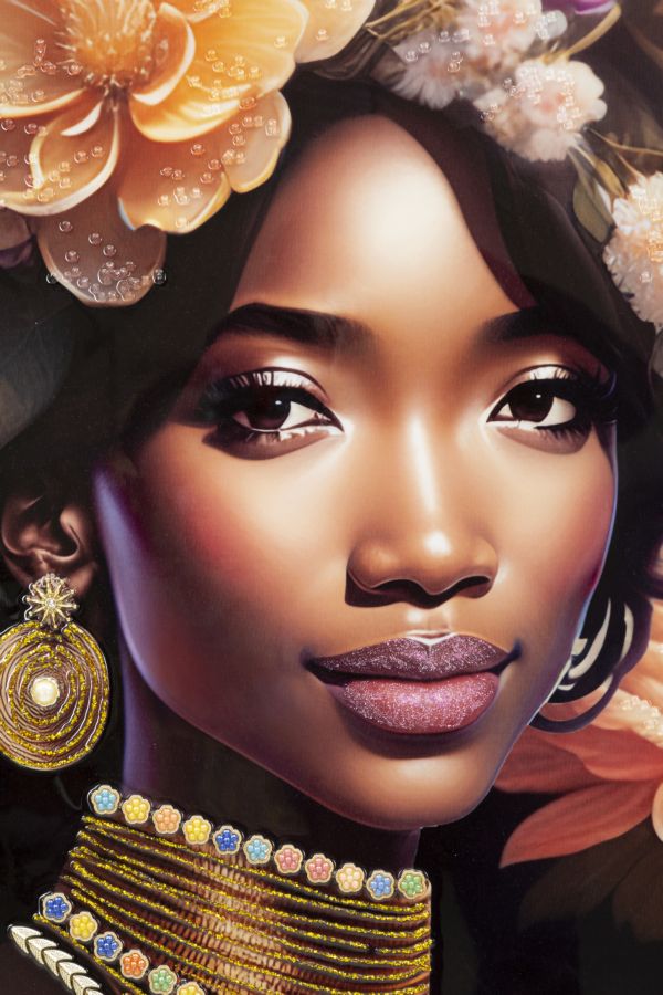 Pintura em Tela – Multicolor – Madeira de Abeto