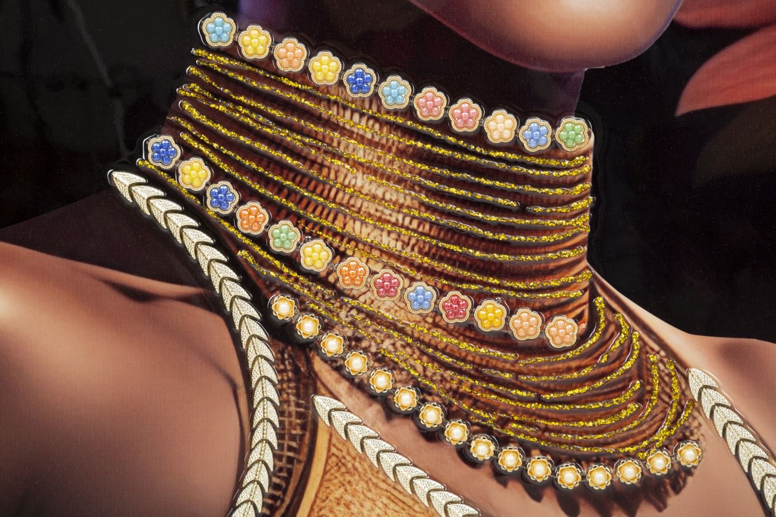 Pintura em Tela – Multicolor – Madeira de Abeto