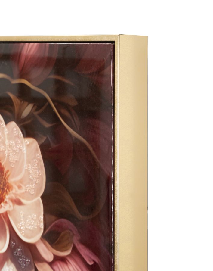 Quadro em Tela – Multicolor – Madeira de Abeto e Metal