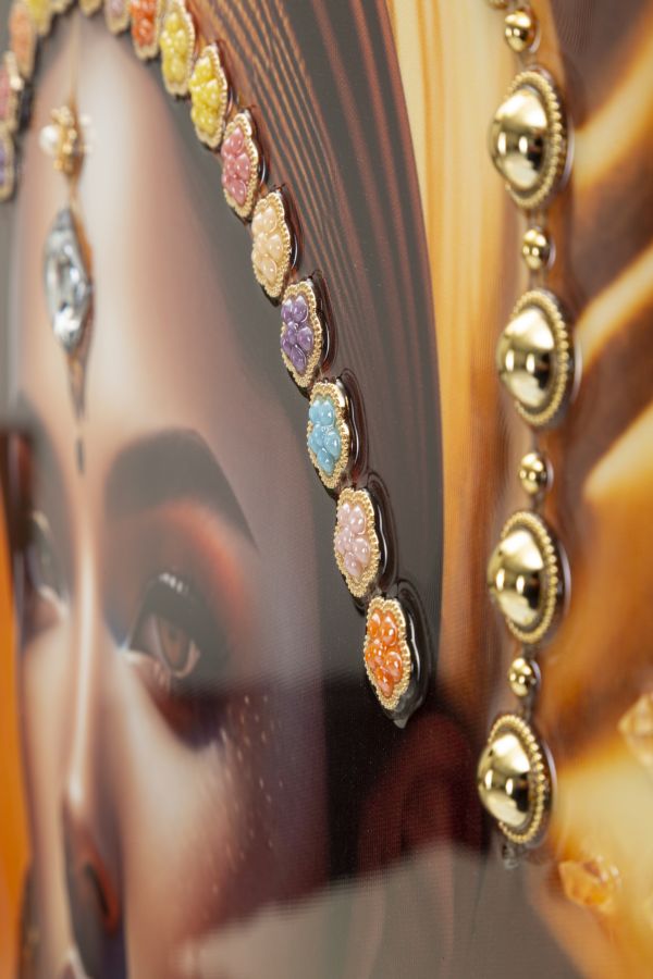 Pintura em Tela – Multicolor – madeira – metal