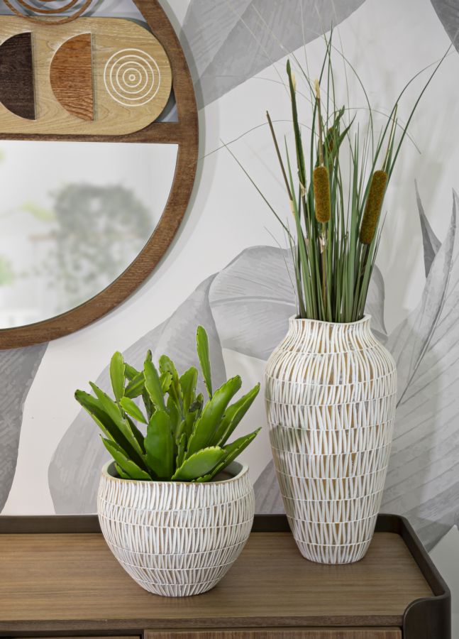 Cachepot Modern – Dourado, Branco