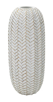 Vaso de Resina MODERN – Ouro, Branco